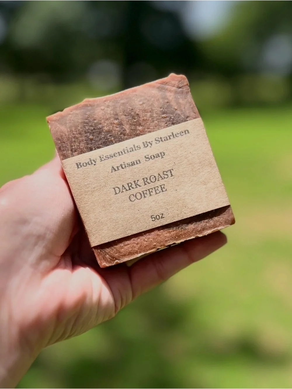 Hand Crafted - Artisan Soap ~ Dark Roast Coffee Soap - Non exfoliating